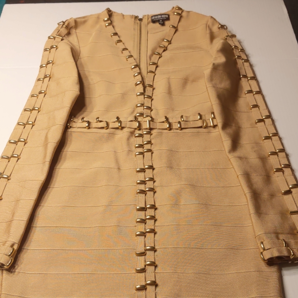 Women Knit Bandage Dress Size Medium - Picture 2 of 12